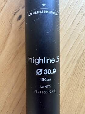 16470 Crankbrothers Crank Brothers Highline 3 Dropper Seatpost - Lightly Used. 150/30.9