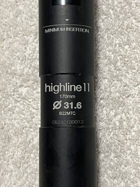 16488 Crankbrothers Crank Brothers Highline 11 Dropper Seatpost Post 170mm 31.6
