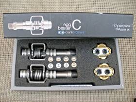 Crankbrothers 641300757807 Crank Brothers Egg Beater C Clipless Pedal Set Cromo Spindle New In Box Msrp 90