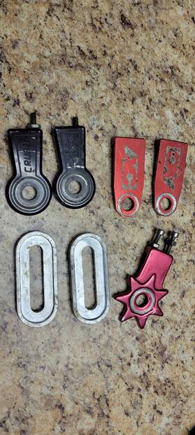 80002 Crupi C Bmx Chain Tensioners And Drop Out Savers Lot Ac Spur Free Shipping