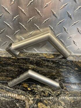 Prha0446 Dbr/avenir 1990 S Vintage Welded Titanium Bar Ends Pair 140 Grams Mtb