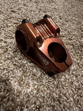26-cpr42-bz Deity Components Copperhead Stem 42mm 31.8 Clamp /-0 1 1/8 Inch Aluminum Bronze