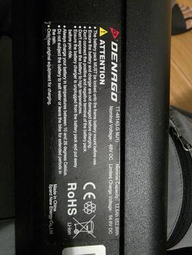 Yt30276xtd-c-u Denago City 2 Ebike Battery