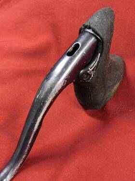 Agc-251 Dia-compe Agc251 Aero Gran Spring Loaded Left Brake Lever With Black Hood