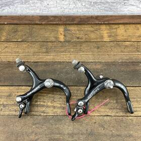 Alpha-2 Dia-compe Vintage Alpha 2 Brake Caliper Set Black A Ii Aero Short Recessed 1980s