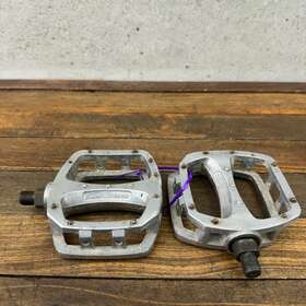 Lu-987 Diamondback Diamond Back Pedals 1/2 In Old School Bmx Silver 1pc 90s