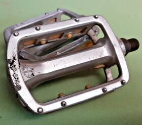 Vp-468 Diamondback Bmx Pedals Old School 1/2 Thread Alloy Body Vintage Diamond Back