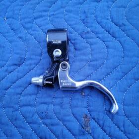 T993211t Diatech Dirty Harry Tech99d Brake Lever - Left Black Silver Two Piece Mid Bmx