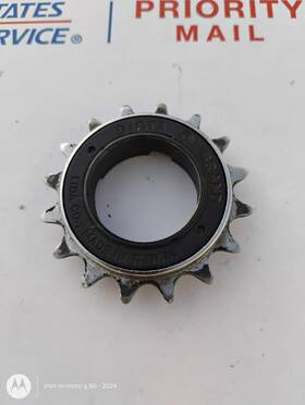 Fwim11-1343 Dicta 7 Bmx Freewheel 16 Teeth 1/2 Inch X 3/32 Chrome Gt Haro Elf Torker Redline