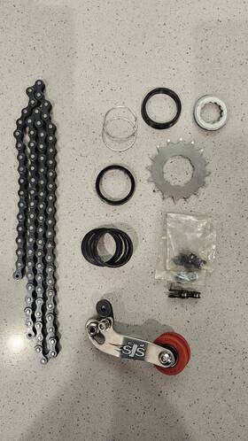 Dmr 060118770535 Sts Chain Tensioner And Cassette Spacer Combo Kit Stainless Steel Silver