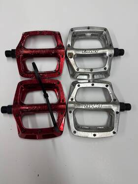 Dmr-v8-k Dmr 2 Sets V8 Pedals Mountain Mtb Bike Bicycle Red And Silver