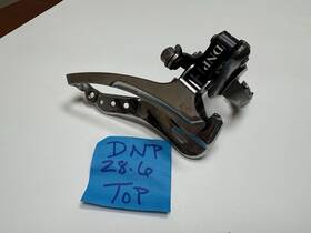 Fdm567 Dnp Front Derailleur 28.6 Mm Top Pull Black Steel Td Triple Bike Part