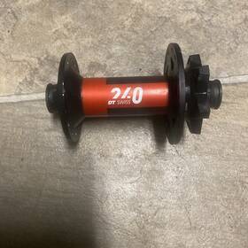 H240bdixr28sa6481s Dt Swiss 240 Front Hub - 15 X 110mm 6-bolt Black/red 28h
