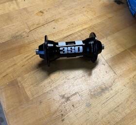 H350aaqxr24sa7236s Dt Swiss 350 Front Hub - Qr X 100mm Rim Brake Black 24h