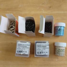 N0ba23120s0100 Dt Swiss Pro And Standard 2.0 2.34 Brass Nipple Lot Spokeprep - Free Shipping