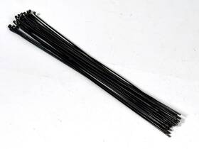 Sat020260s0020 Dt Swiss 32 Aerolite J-bend Spokes 260mm 2.0mm Black Bladed Bicycle Mtb Xc Bike