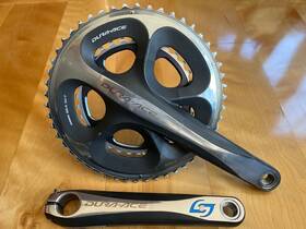 Fc-7150 Dura Ace Crankset With Stages Power Meter Freee Ship