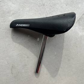 2167 Dyno Vintage 1991 Viscount Bmx Bike Seat Saddle With Post