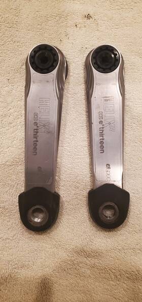 Ck19rid137arm170blk E Thirteen E13 Helix Race Spec Alloy E-bike Cranks For Fazua Ride 60
