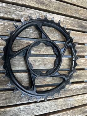 Cr4epa-103 E Thirteen Spec Direct Mount Chainring - 32t 11/12 Speed For Tq Cl55 Black
