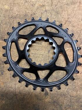 Cr4hra-100 E Thirteen Absoluteblack Oval 13 Direct Mount Chainring 30t Boost 3mm Offset