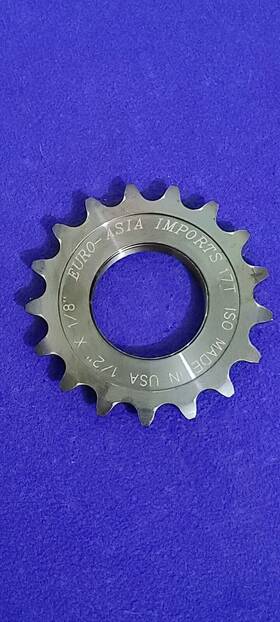 Eai 1/2 1/8 Euro Asia Imports Fixed Gear Cog 17t Black
