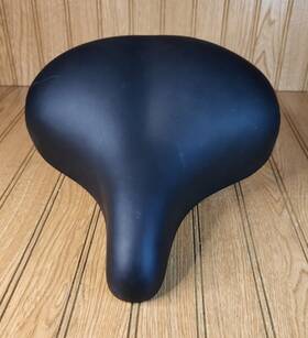 16-180008 Eastern Big Softy Cushion Bike Seat For Seniors - Indoor Spin Large Black