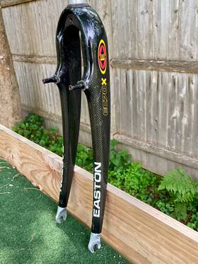 Ec70x Easton Cyclocross Fork 1 1/8 Inch Threadless Carbon Fiber 260mm Quick Release
