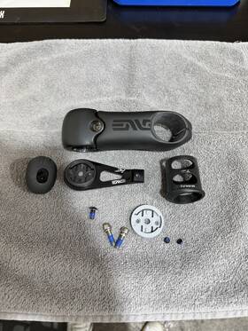300-1020-006 Enve Composites In-route Aero Road Carbon Stem - 90mm K-edge Garmin And Wahoo