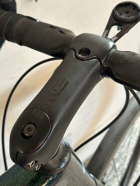 3001020002 Enve Aero Road Gravel Carbon Stem 110mm Length -17 And -7 -12deg 31.8 Clamp 1 1/8