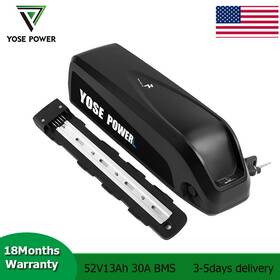 1000w Eqikepower 746603300078 Electric Bike Battery 52v 13ah Lithium Ebike Hailong