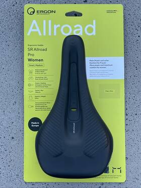 Ergon 260477074546 Sr Allroad Pro Womens Saddle Small/medium 251x142 Mm - Tinox Sl Rails