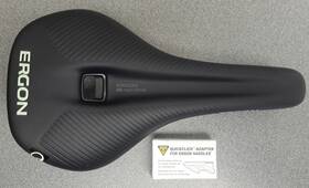 44062025 Ergon Sr Comp Saddle - Titanium Black Mens Medium/large