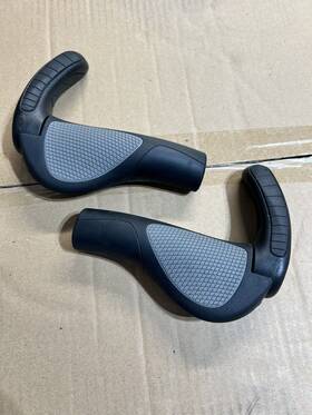 Gp30-s Ergon Gp30 Bike Grips Gp3/gp30-s Full Black Handlebar Mtb Hybrid Commuter No End Caps