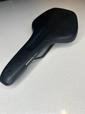 Sr3-l Ergon Saddle Black Tinox Rails Lightweight Road Bike Seat Large