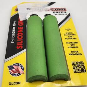 Esi 181517000742 34mm Extra Chunky Bicycle Grips Silicone 130mm Mtb Green No Bar End Plugs