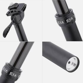 Exa Form 772168460377 27.2-33.9mm Upgraded Hydraulic Dropper Bike Seatpost Barely Used