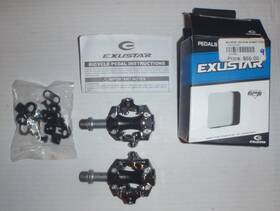 E-pm211 Exustar Pm211 Spd Clipless Mtb Bike Pedals Fits Shimano Dual-sided Clip-in
