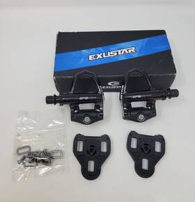 E-pr201 Exustar Clipless Road Pedals Black With Box