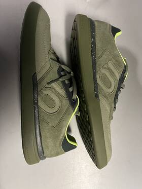 Gw5446-8 Five Ten Gw5446-8- Sleuth Flat Shoes - Womens Focus Olive/orbit Green/pulse Lime 8.5