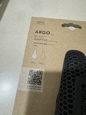 Fizik 021890583536 Vento Argo 00 Adaptive Saddle - Carbon 140mm Black
