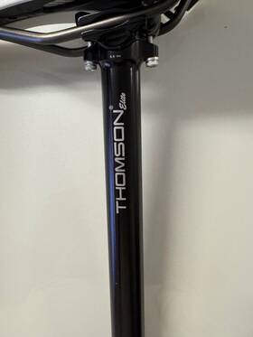 Sp-e118 Fizik Thomson Elite 0-setback Seatpost Black 27.2mm-33.0mm With Aliante Carbon