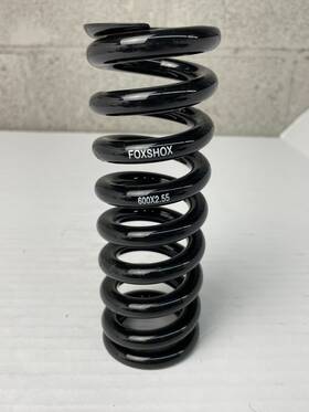 Fox 710845804182 Shox Coil Spring - Length 155mm Stroke 2.55 Inch 65mm 600 Lbs Black