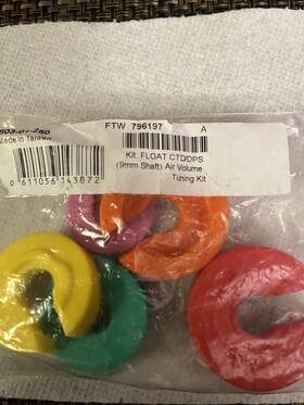 803-01-250 Fox Volume Spacers - Float Ctd/dps 2013 9mm Shaft Assorted Kit