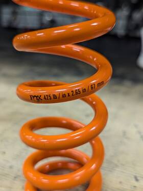 803-04-201 Fox Sls Coil Rear Shock Spring 425lbs X 2.65 Inch / 67mm Stroke Orange