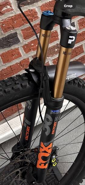 910-20-243 Fox 36 Factory 27.5 Fork With Push Acs Coil Spring 160mm Travel Kashima Perfect