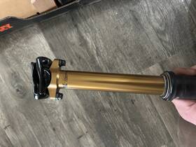 925-01-117 Fox Transfer Dropper Seatpost 31.6 Mm Black/gold Aluminum For Mountain Bike