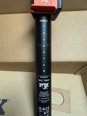 925-01-257 Fox Transfer Neo Factory Dropper Seatpost - 34.9mm 150mm