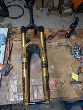 910-21-259 Fox Racing Shox 36 Float 29in Factory Grip X Fork - Limited Edition Gold Podium
