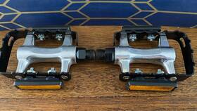 Pedals..9 Fpo K20439 Bicycle Pedals..9/16 Inch .. Bike Cruiser Mountain Bike.road.hybrid Used